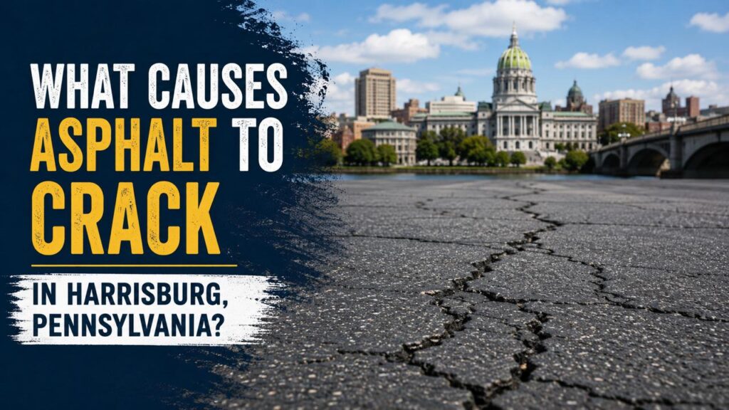 What Causes Asphalt to Crack in Harrisburg, Pennsylvania?